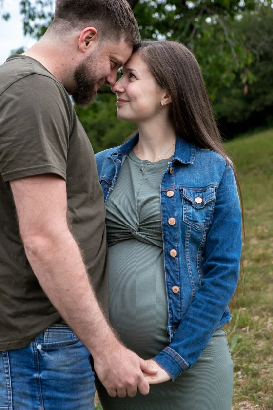 Těhotenské focení – ukázková fotografie 1